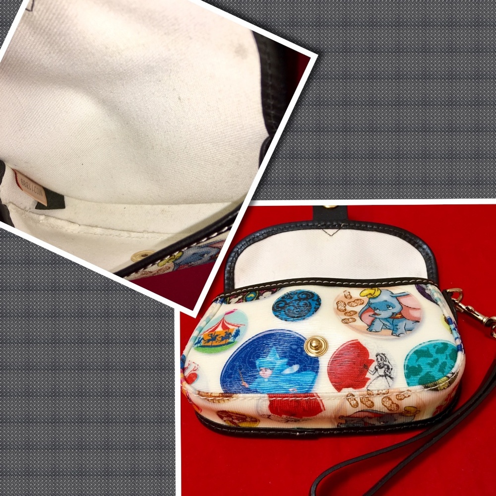 SOLD! DOONEY & BOURKE Disneyworld Buttons Wristlet - Picture 6 of 8